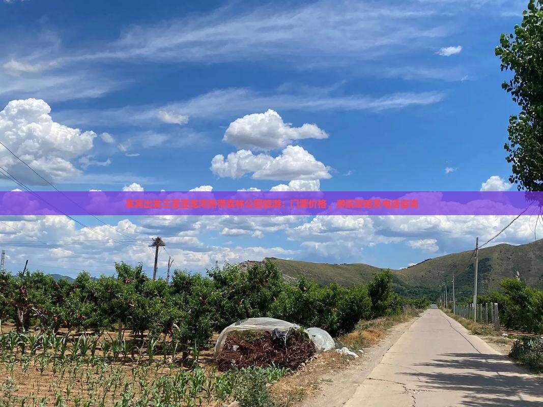 来宾出发三亚亚龙湾热带森林公园旅游：门票价格、游玩攻略及电话咨询
