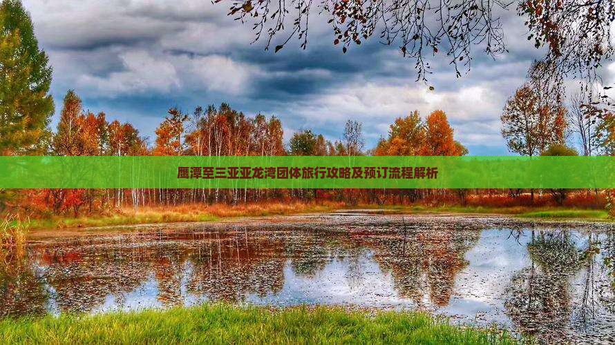 鹰潭至三亚亚龙湾团体旅行攻略及预订流程解析