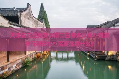 天津去三亚椰梦长廊二日游多少钱？有哪些行程安排？需要注意什么？