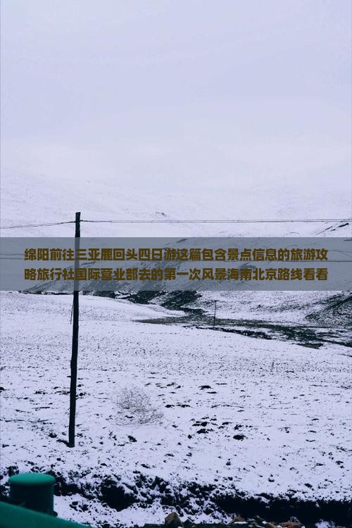 绵阳前往三亚鹿回头四日游这篇包含景点信息的旅游攻略旅行社国际营业部去的第一次风景海南北京路线看看