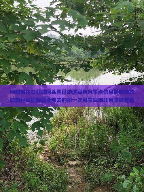 绵阳前往三亚鹿回头四日游这篇包含景点信息的旅游攻略旅行社国际营业部去的第一次风景海南北京路线看看