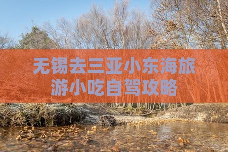 无锡去三亚小东海旅游小吃自驾攻略