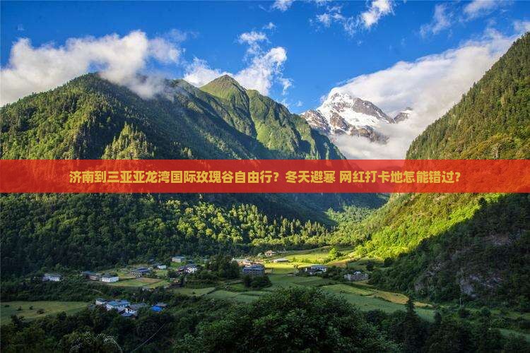 济南到三亚亚龙湾国际玫瑰谷自由行？冬天避寒+网红打卡地怎能错过？
