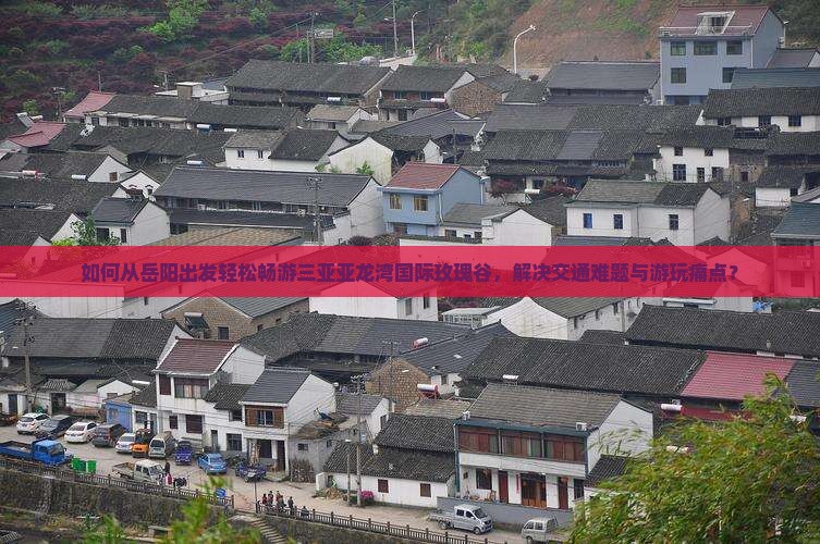 如何从岳阳出发轻松畅游三亚亚龙湾国际玫瑰谷，解决交通难题与游玩痛点？