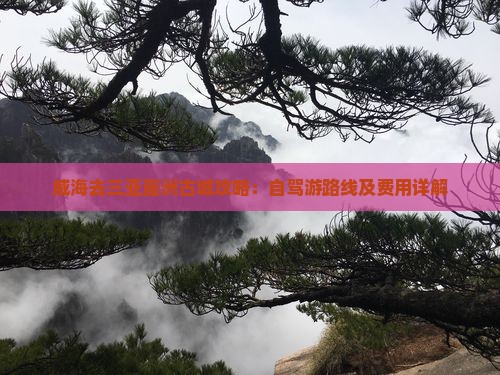 威海去三亚崖洲古城攻略：自驾游路线及费用详解