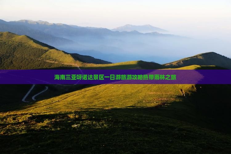 海南三亚呀诺达景区一日游旅游攻略热带雨林之旅