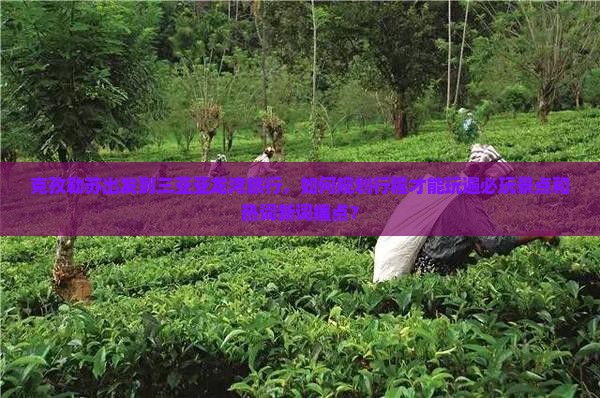 克孜勒苏出发到三亚亚龙湾旅行，如何规划行程才能玩遍必玩景点和热词新词痛点？