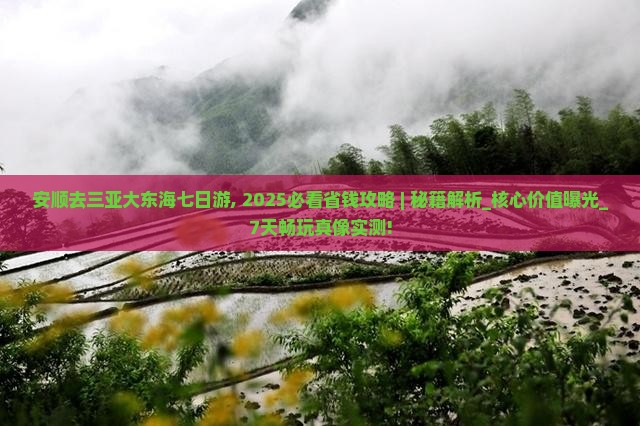 安顺去三亚大东海七日游