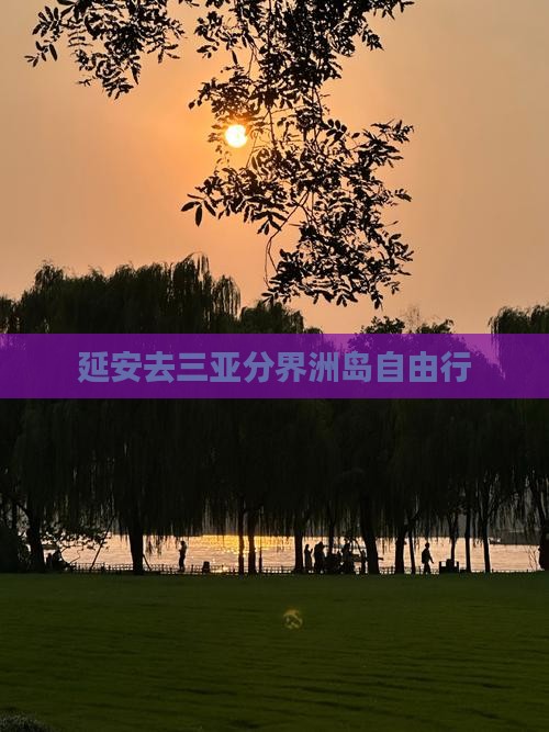 延安去三亚分界洲岛自由行