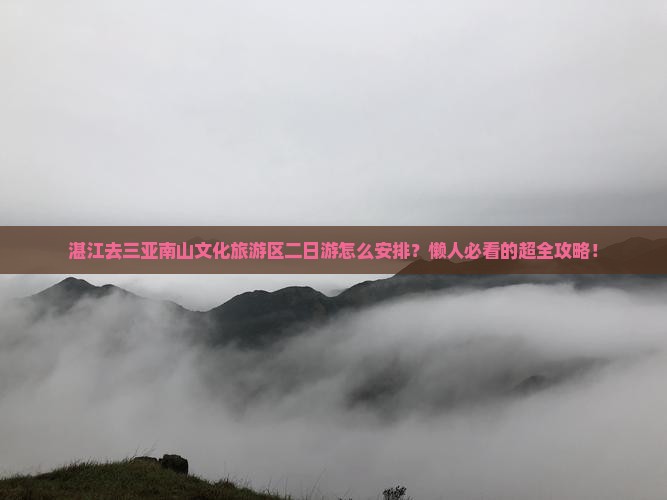 湛江去三亚南山文化旅游区二日游