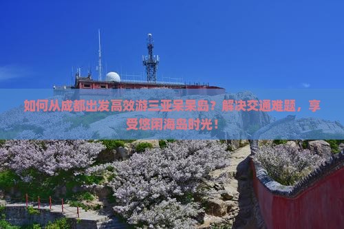 如何从成都出发高效游三亚呆呆岛？解决交通难题，享受悠闲海岛时光！