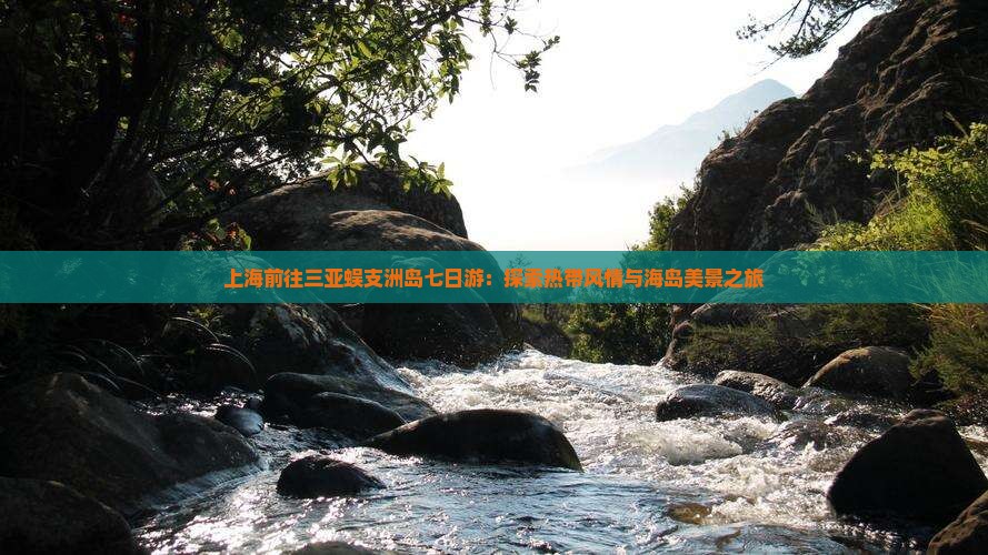 上海前往三亚蜈支洲岛七日游：探索热带风情与海岛美景之旅