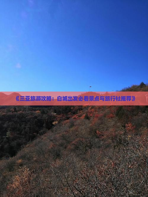 《三亚旅游攻略：白城出发必看景点与旅行社推荐》
