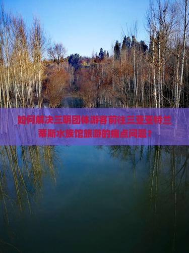 如何解决三明团体游客前往三亚亚特兰蒂斯水族馆旅游的痛点问题？