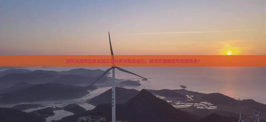 如何从随州出发实现三亚分界洲岛自由行，解决交通难题与攻略痛点？
