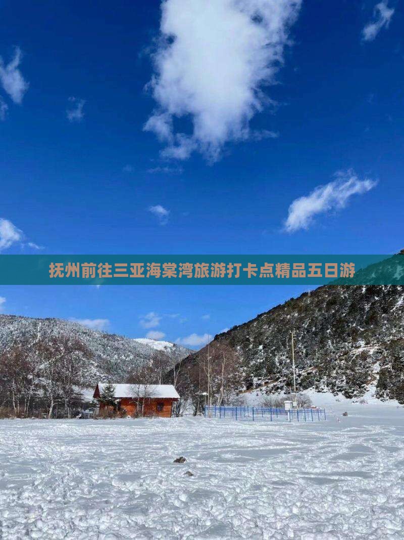 抚州前往三亚海棠湾旅游打卡点精品五日游