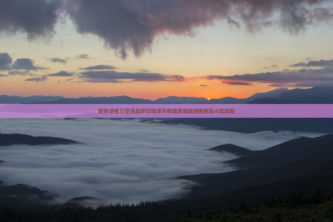 新余游客三亚海昌梦幻海洋不夜城美食旅游推荐及小吃攻略