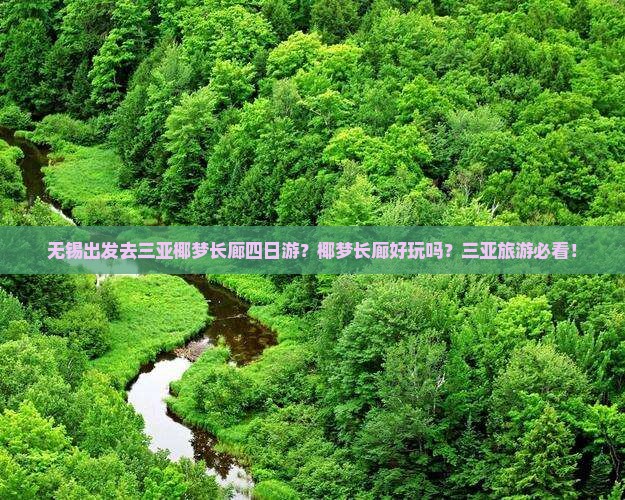 无锡出发去三亚椰梦长廊四日游？椰梦长廊好玩吗？三亚旅游必看！