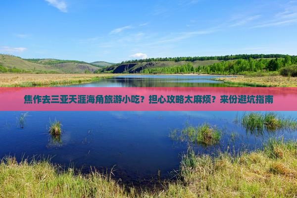 焦作去三亚天涯海角旅游小吃？担心攻略太麻烦？来份避坑指南