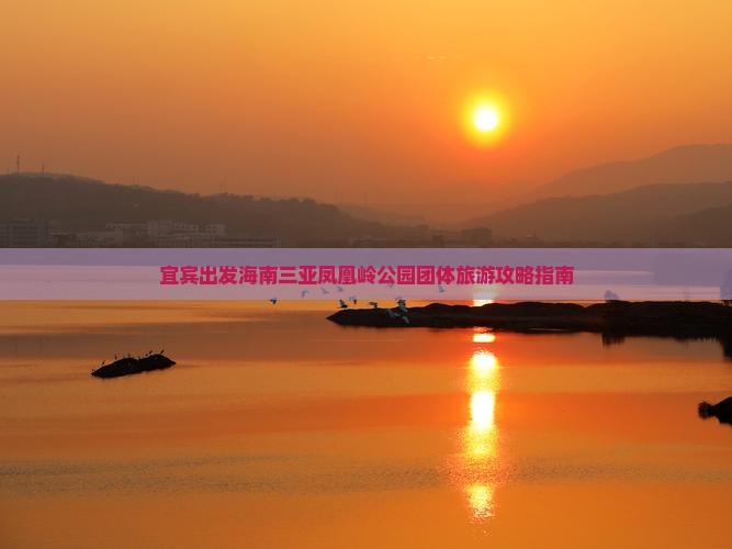 宜宾出发海南三亚凤凰岭公园团体旅游攻略指南