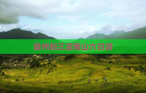 随州到三亚南山六日游