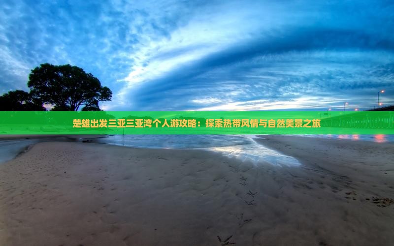楚雄出发三亚三亚湾个人游攻略：探索热带风情与自然美景之旅