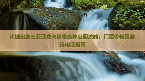 诸城出发三亚亚龙湾热带森林公园攻略：门票价格及游玩电话指南