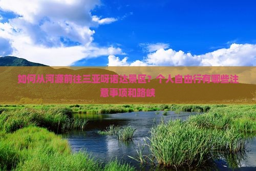 如何从河源前往三亚呀诺达景区？个人自由行有哪些注意事项和路峡