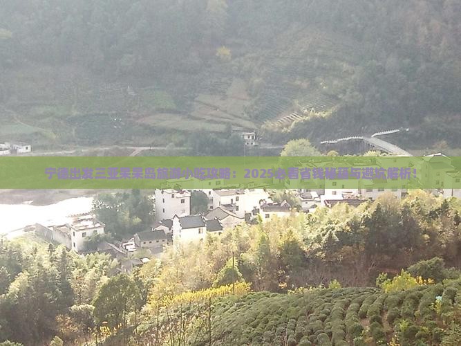 宁德出发三亚呆呆岛旅游小吃