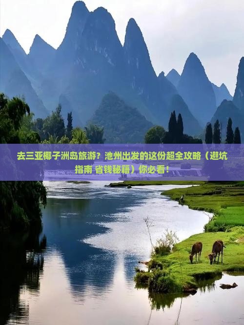 池州出发三亚椰子洲岛旅游网红地点