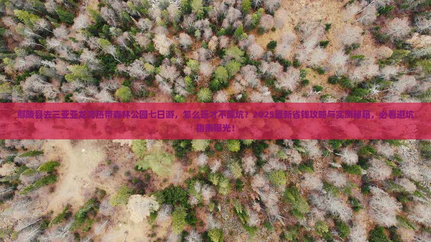 鄢陵县去三亚亚龙湾热带森林公园七日游