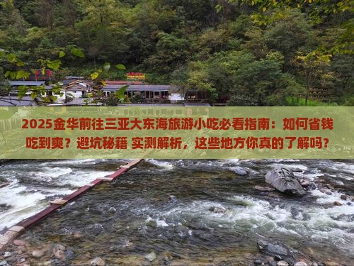 金华前往三亚大东海旅游小吃