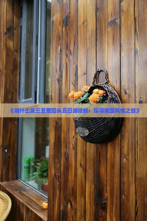 《喀什出发三亚鹿回头五日游攻略：探寻南国风情之旅》
