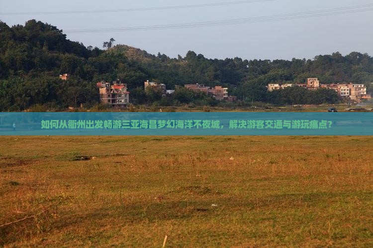 如何从衢州出发畅游三亚海昌梦幻海洋不夜城，解决游客交通与游玩痛点？