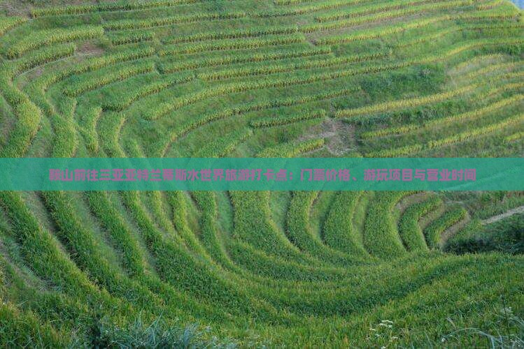 鞍山前往三亚亚特兰蒂斯水世界旅游打卡点：门票价格、游玩项目与营业时间