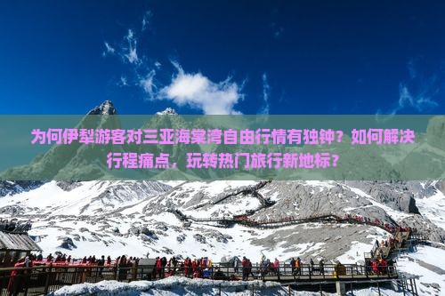 为何伊犁游客对三亚海棠湾自由行情有独钟？如何解决行程痛点，玩转热门旅行新地标？