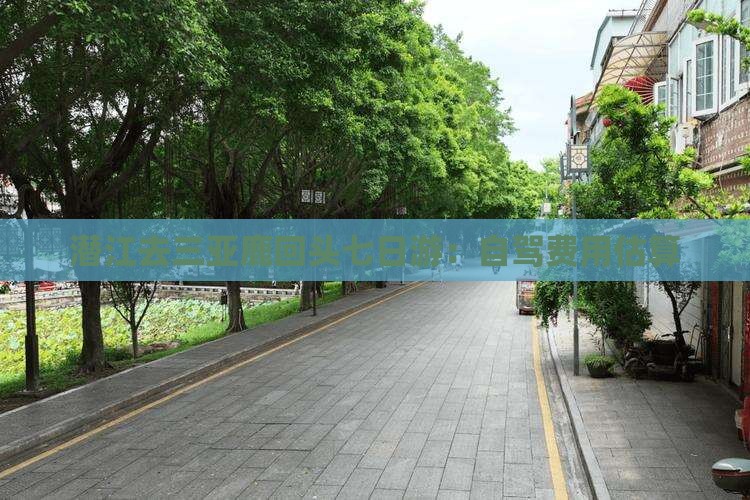 潜江去三亚鹿回头七日游：自驾费用估算