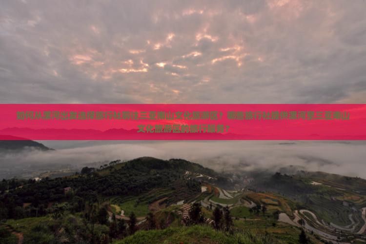如何从漯河出发选择旅行社前往三亚南山文化旅游区？哪些旅行社提供漯河至三亚南山文化旅游区的旅行服务？