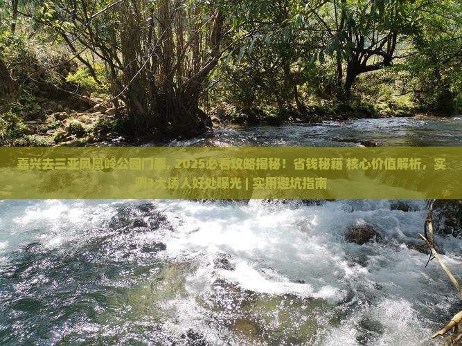 嘉兴去三亚凤凰岭公园门票