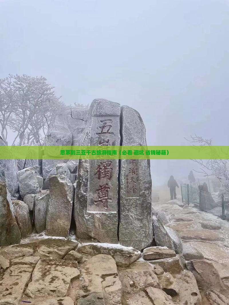 思茅去三亚千古情旅行社