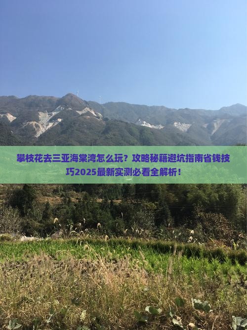 攀枝花前往三亚海棠湾一日游