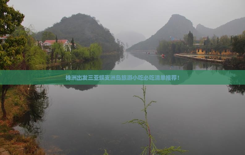 株洲出发三亚蜈支洲岛旅游小吃