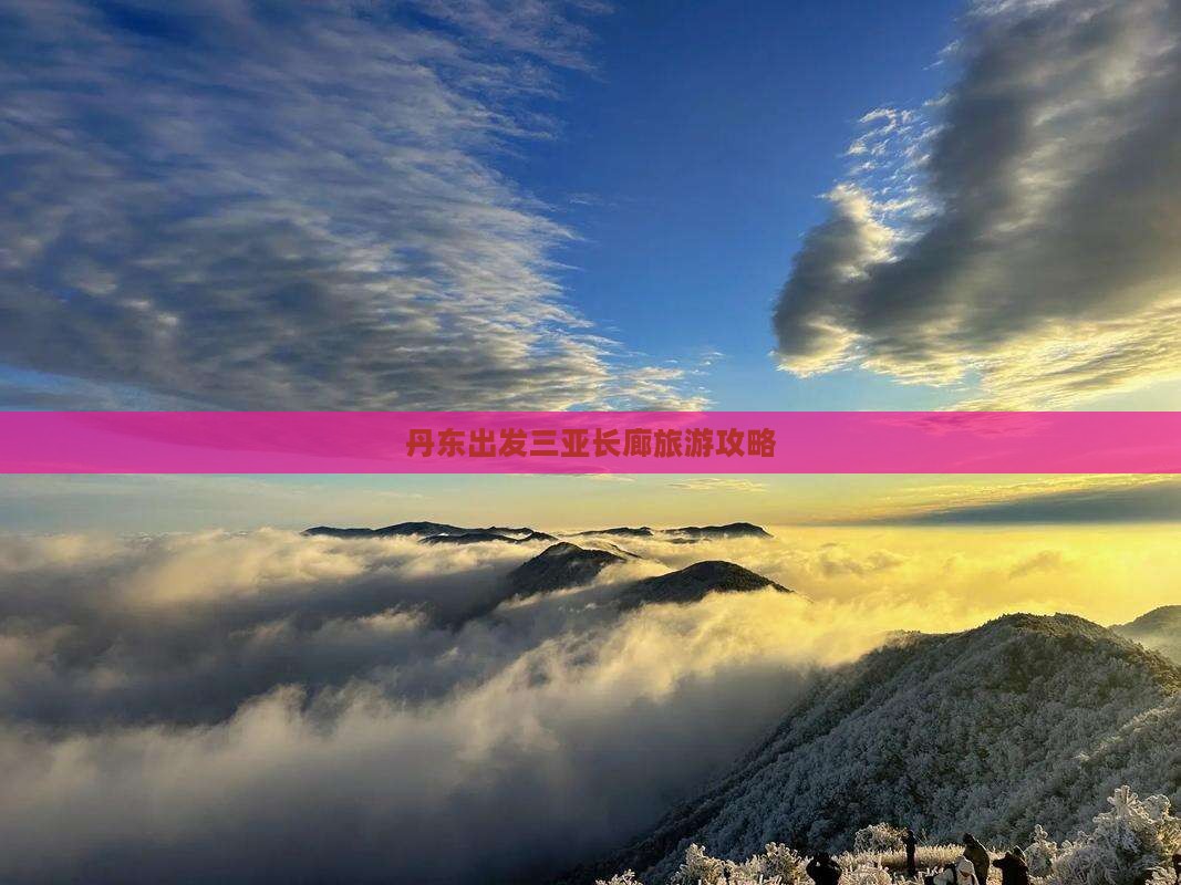 丹东出发三亚椰梦长廊个人游