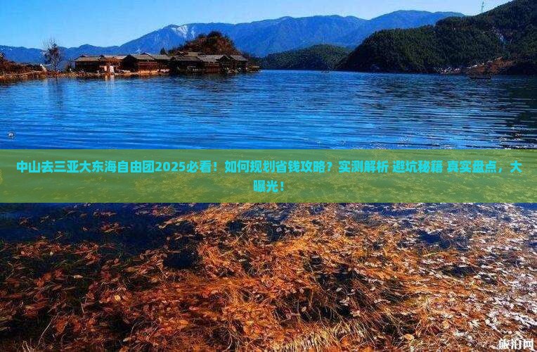 中山去三亚大东海自由团