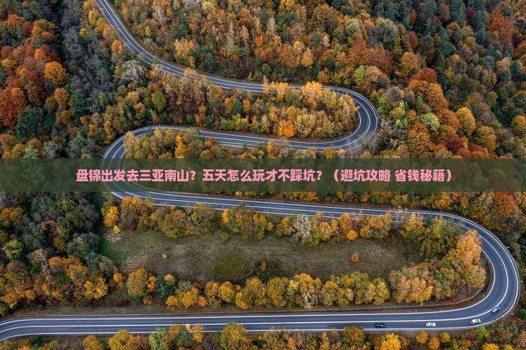 盘锦出发三亚南山文化旅游区五日游