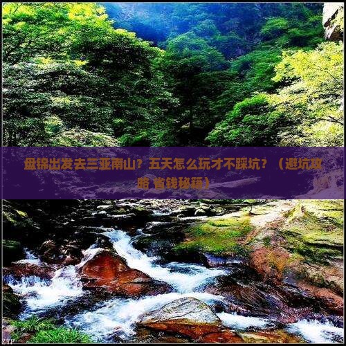 盘锦出发三亚南山文化旅游区五日游