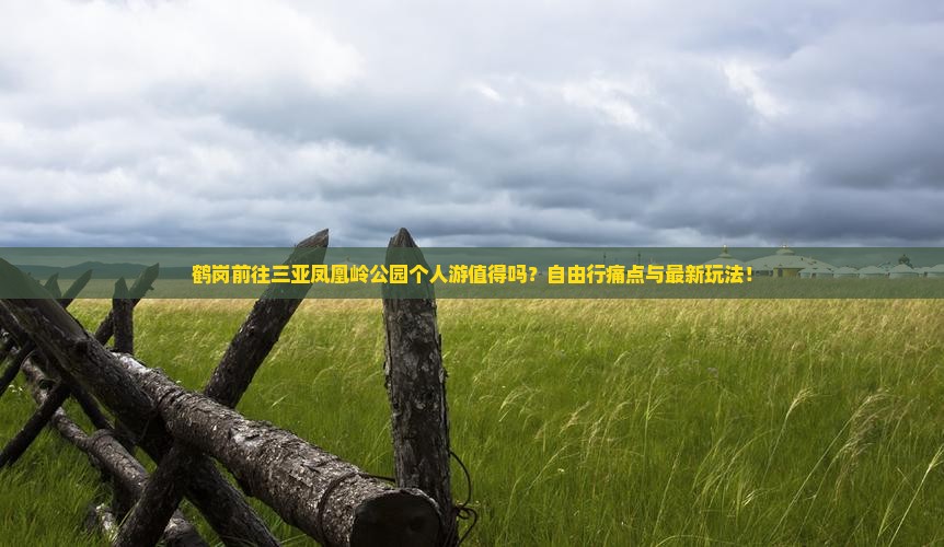 鹤岗前往三亚凤凰岭公园个人游