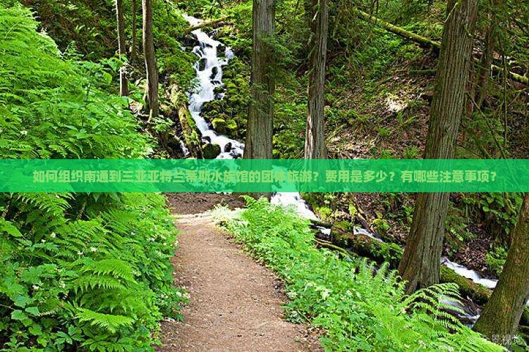 如何组织南通到三亚亚特兰蒂斯水族馆的团体旅游？费用是多少？有哪些注意事项？