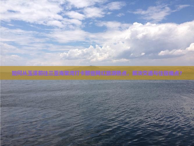 如何从玉溪前往三亚海棠湾打卡那些网红旅游热点，解决交通与住宿痛点？