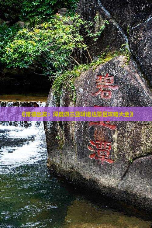 《常德出发：深度游三亚呀诺达景区攻略大全》